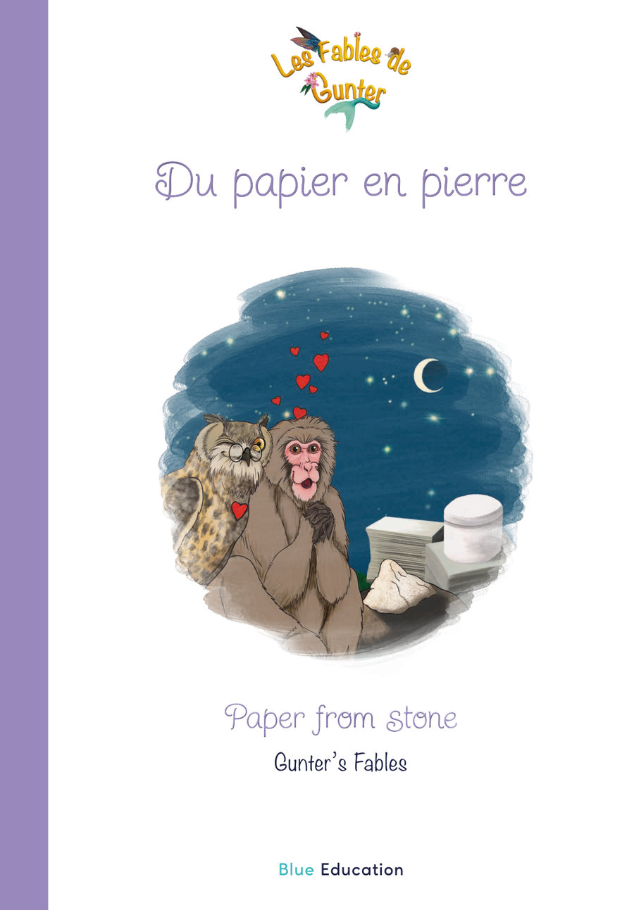 Couverture de la fable « Du papier en pierre » (Paper from Stone)
