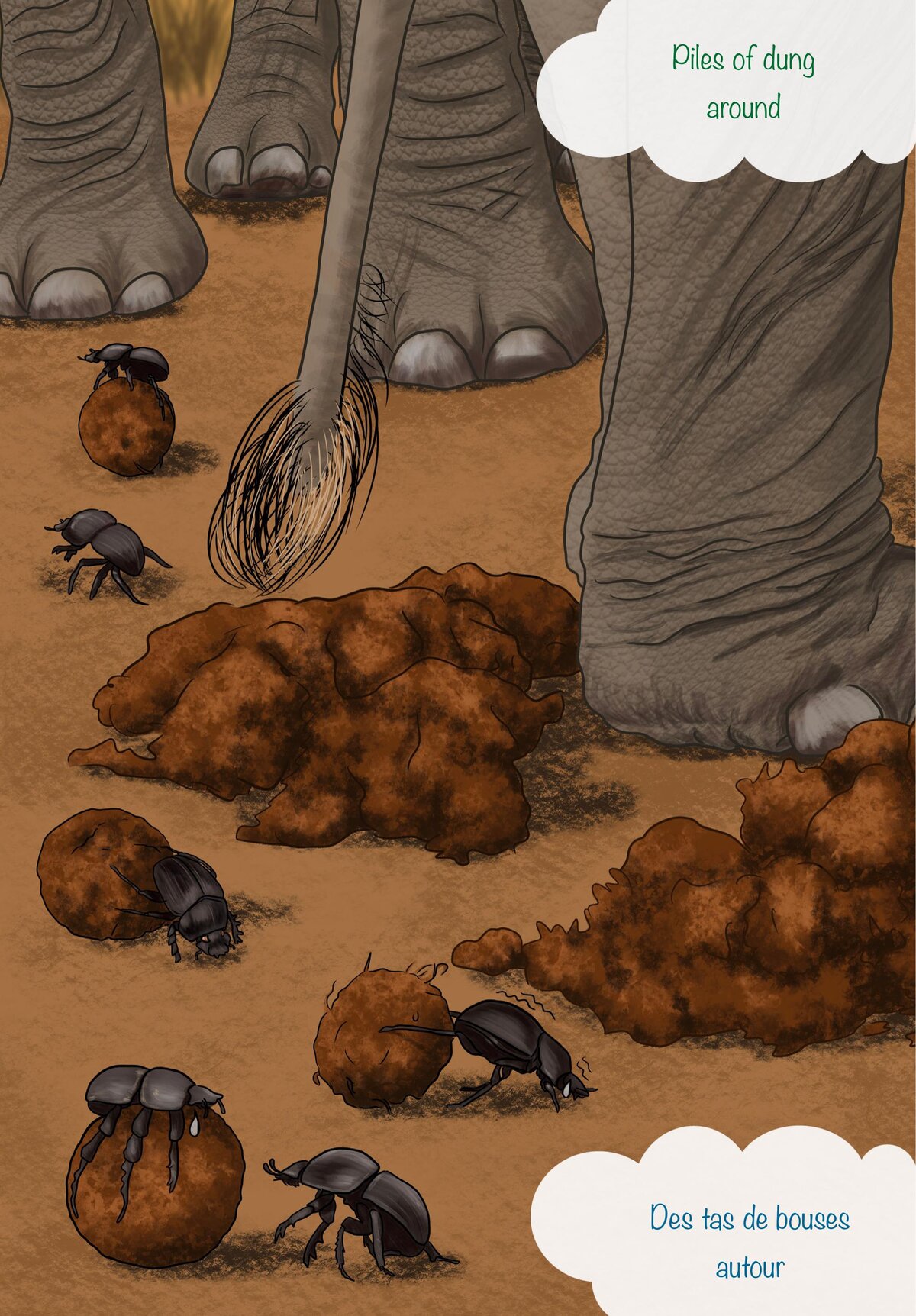 Extrait de la fable Difficile de dire Adieu